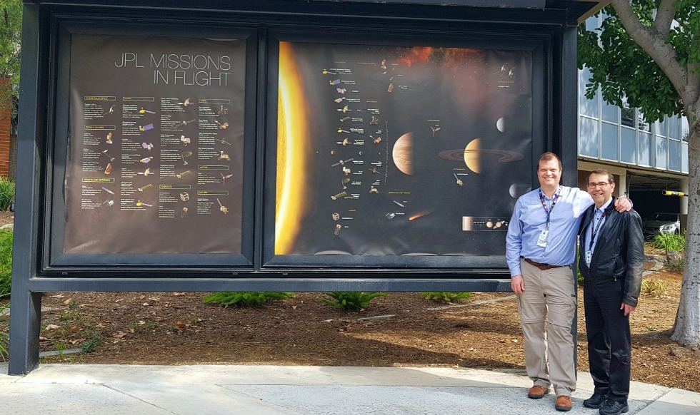 Missões em curso desenvolvidas pelo JPL (na companhia de Max Florian Schwandner)