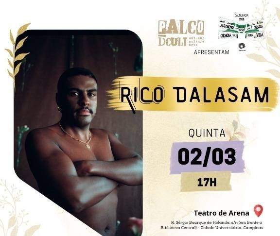 Rico Dalasam (Foto: Divulgação site Proec)