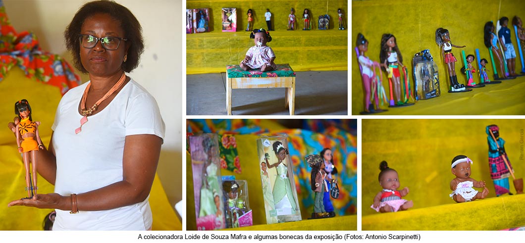 Bonecas negras em exposição na BCCL