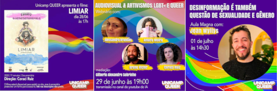 Unicamp Queer 2021 terá exibição de filme, webinário e aula magna com Jean Wyllys