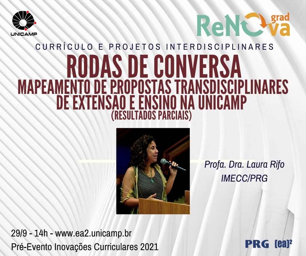 Laura Rifo é a próxima convidada do "Rodas de Conversa Graduação"