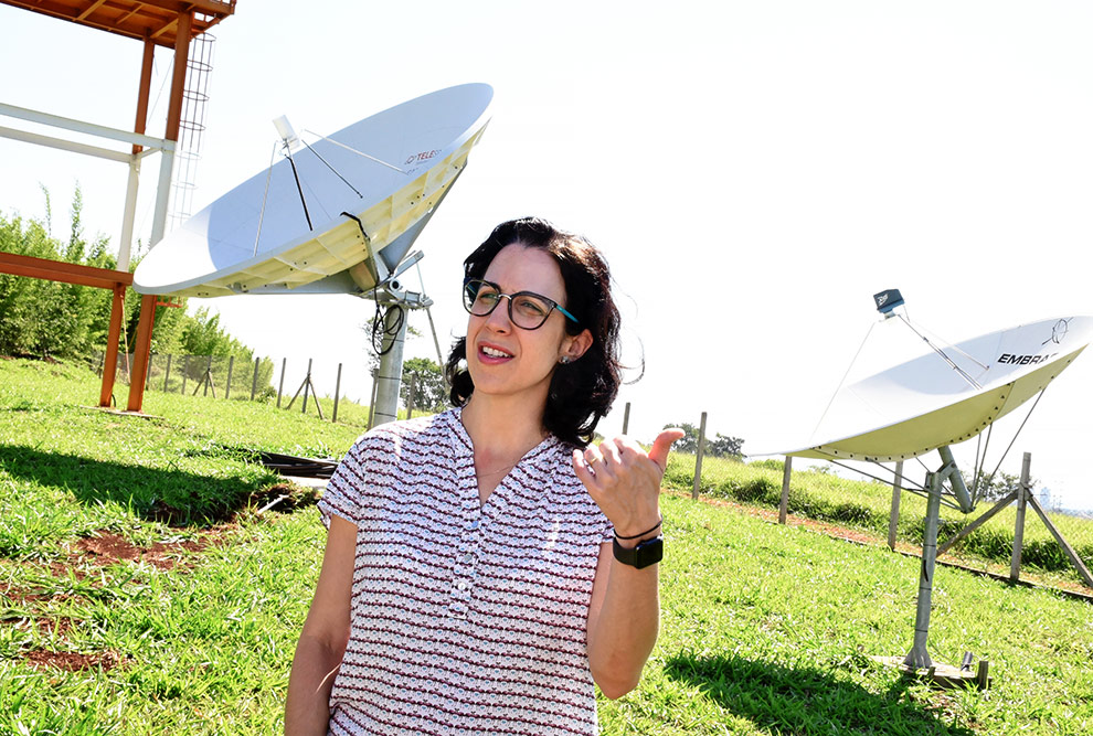 Renata Gonçalves: condições de realizar monitoramentos e estudos mais apurados voltados para a agricultura