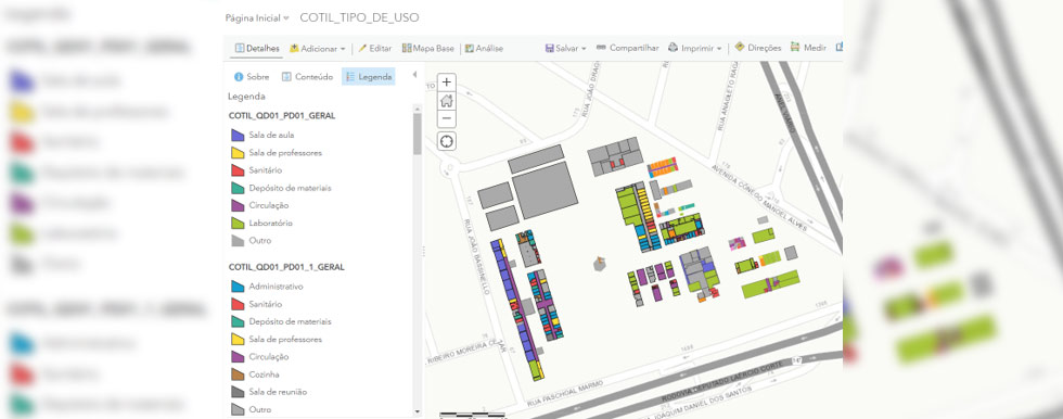 audiodescrição: imagem do mapa de campus limeira