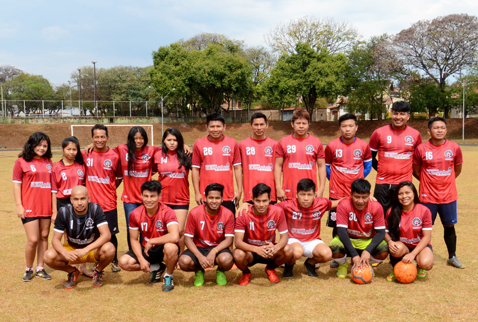 time de futebol indígena