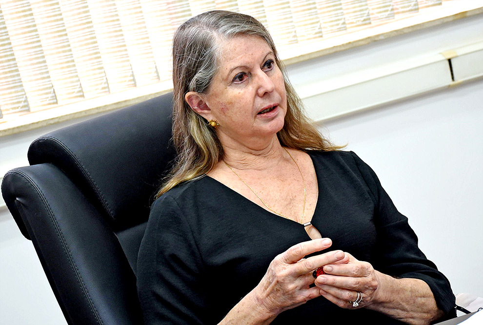 A coordenadora-geral Maria Luiza Moretti, presente em evento comemorativo: Unicamp pode servir de exemplo na incorporação dos princípios 