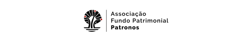 imagem mostra o logo da associação patronos com o texto "associação fundo patrimonial patronos"
