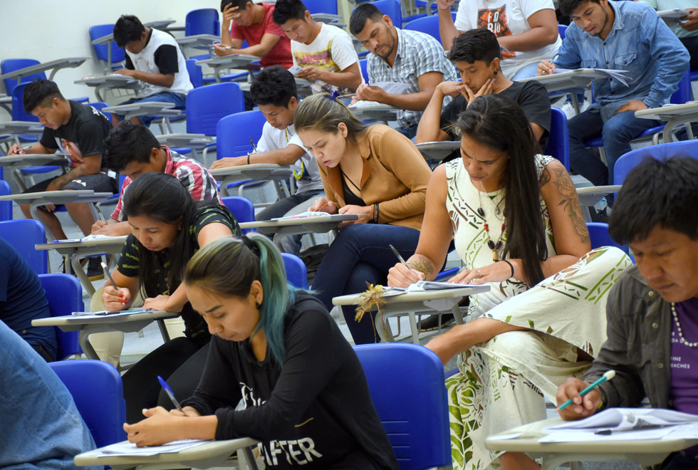 Candidatos realizam provas do Vestibular indígena no campus em Campinas