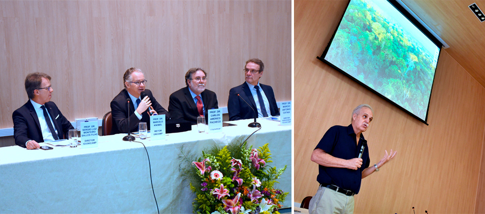 Mesa de abertura e palestra de Carlos Nobre