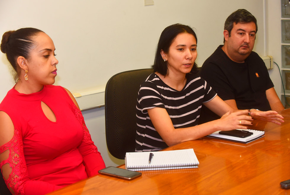 Silviane Duarte Rodrigues, Aline Ozawa e Felipe Rayel