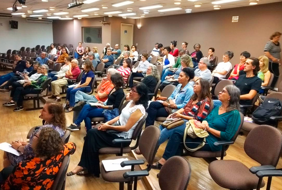 Pessoas no auditório