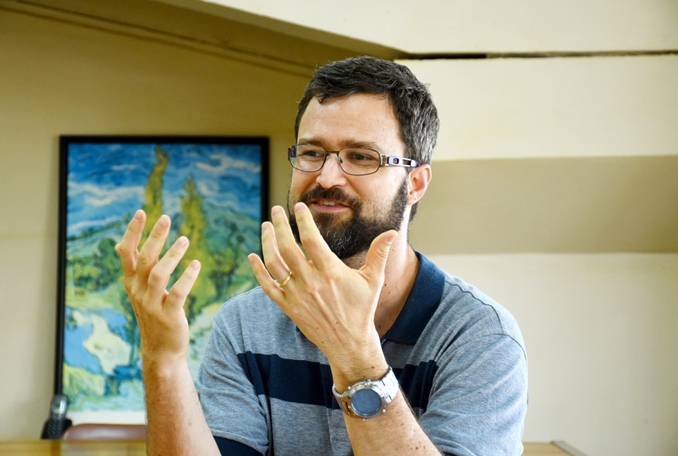 Tadeu Taffarello, professor de música na Unicamp