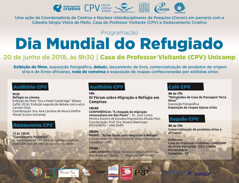 Dia Mundial do Refugiado