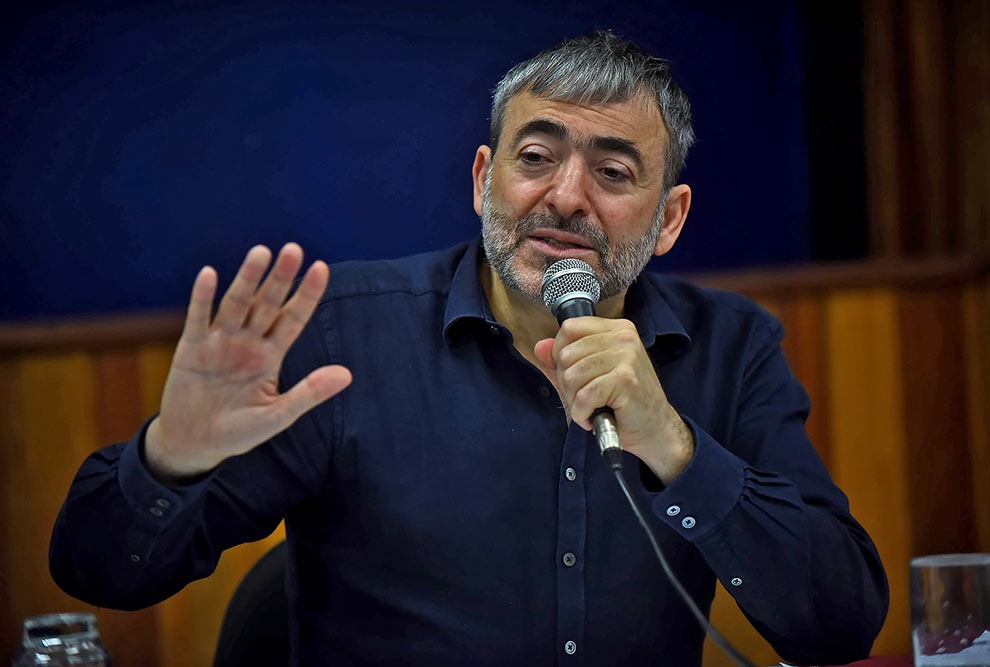 Legenda interna Nobre: “Quando você produz algum tipo de caos social, você produz também a necessidade ou desejo de ordem”. Foto: Antoninho Perri