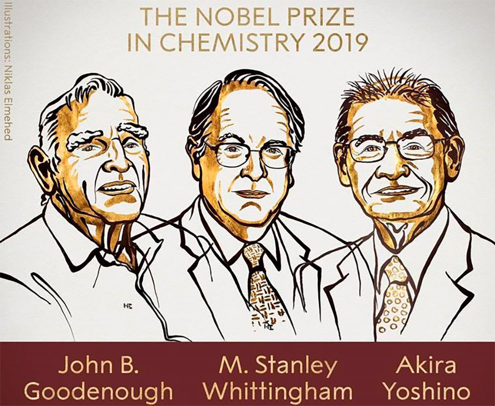 Ganhadores do Nobel de Química 2019