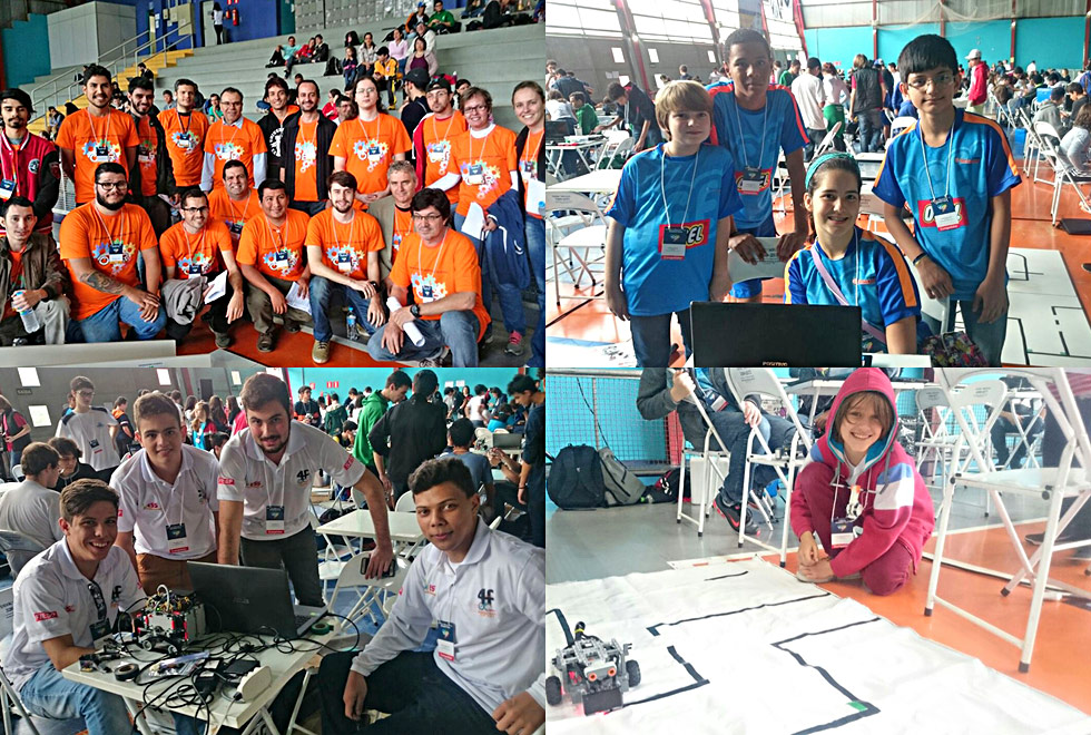 Alunos do Cotuca na Olimpíada de Robótica