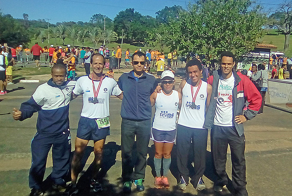 Atletas da equipe Labex/GGBS da Unicamp