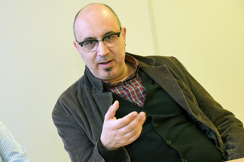 Professor Rodrigo Esteves de Lima Lopes, responsável pelo curso de mídias