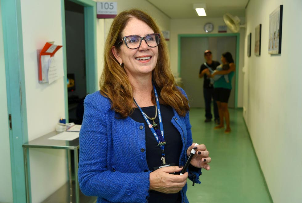 A médica Fernanda Surita, coordenadora da linha de pesquisa Sarhas, da área de Obstetrícia do Caism