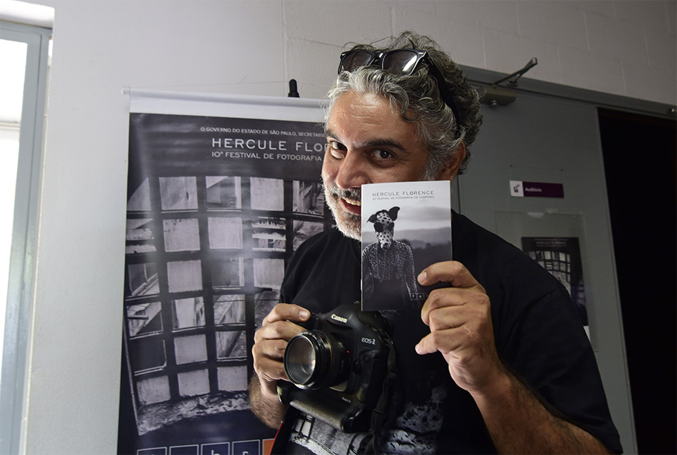 O fotógrafo Ricardo Lima, organizador 