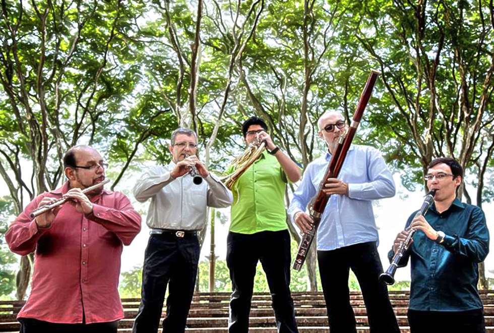 Quinteto de madeiras da Sinfônica da Unicamp