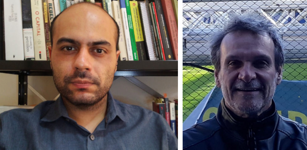 Luciano Pereira e Marcio Cataia : pesquisa analisou como as transformações do circuito espacial produtivo do petróleo, decorrentes das descobertas do pré-sal