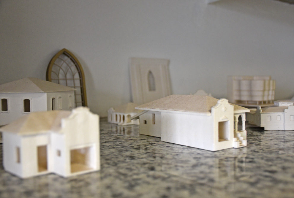 casas produzidas em impressora 3D