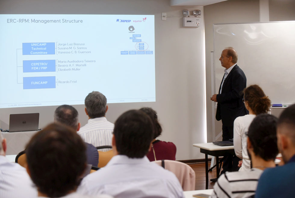 Reunião de trabalho com representantes da empresa Equinor e da Unicamp