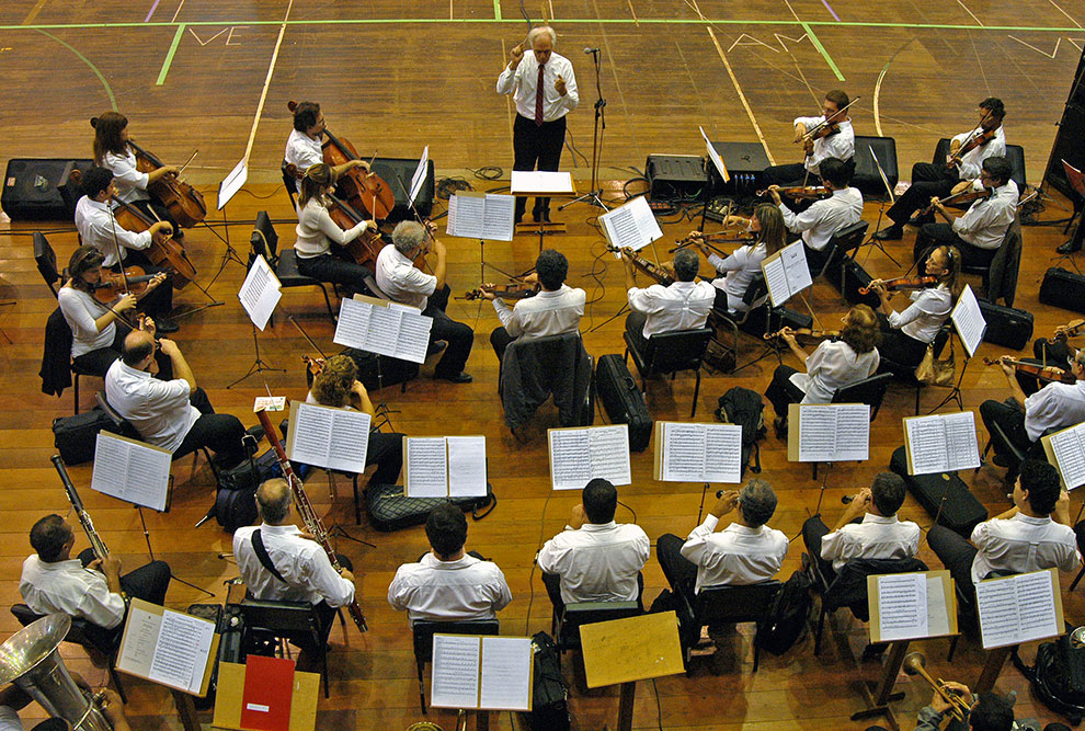 Orquestra Sinfônica da Unicamp; pela primeira vez, as orquestras das três universidades paulistas deverão atuar juntas em um concerto