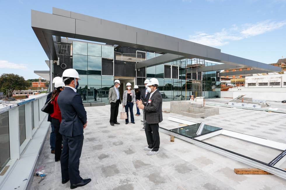 Visita às instalações do IOU: inteiramente construído com recursos doados pelo Ministério Público do Trabalho
