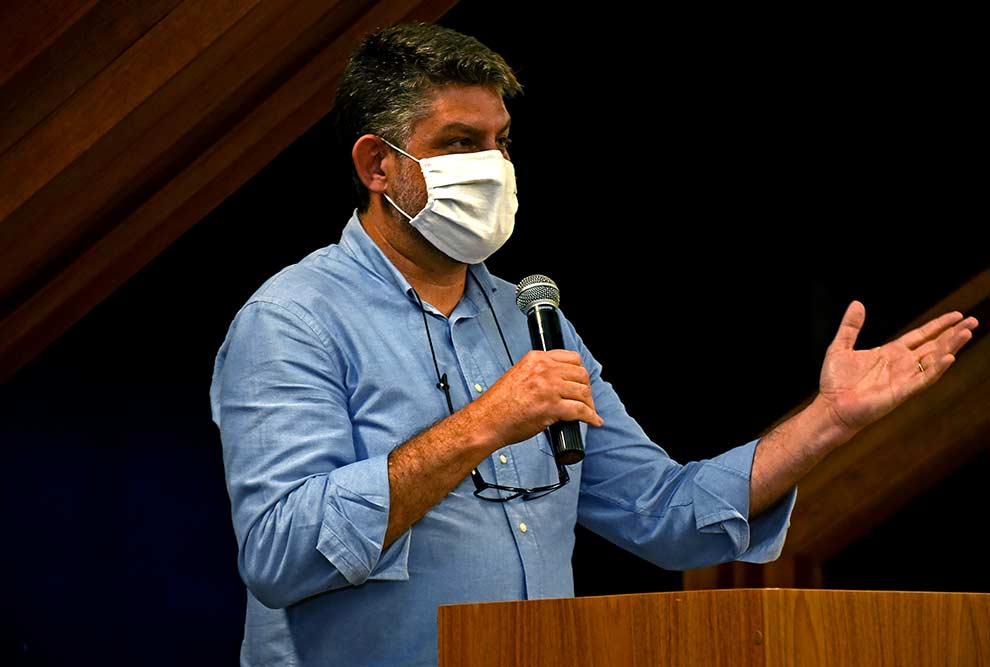 O prefeito da Unicamp, Juliano Finelli: