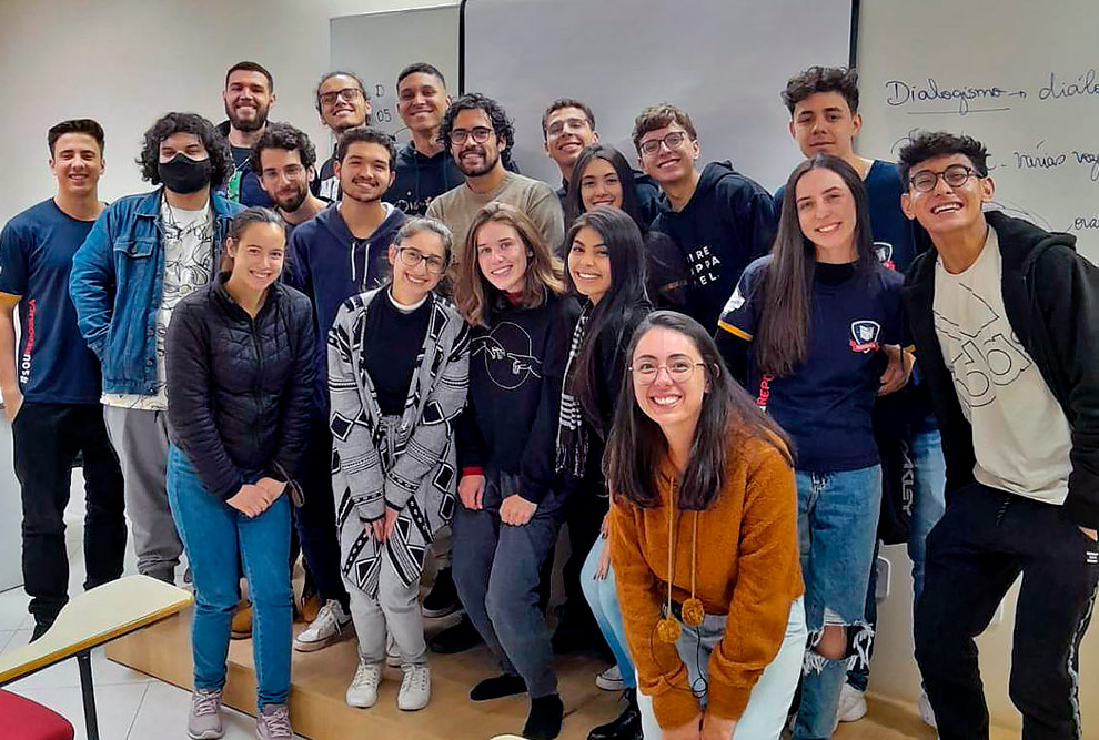 Alunos do Colégio República do Saber, de Cambuí (MG): interesse nas áreas de saúde e tecnologia
