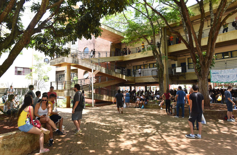 Ciclo Básico II, local da prova no campus de Barão Geraldo