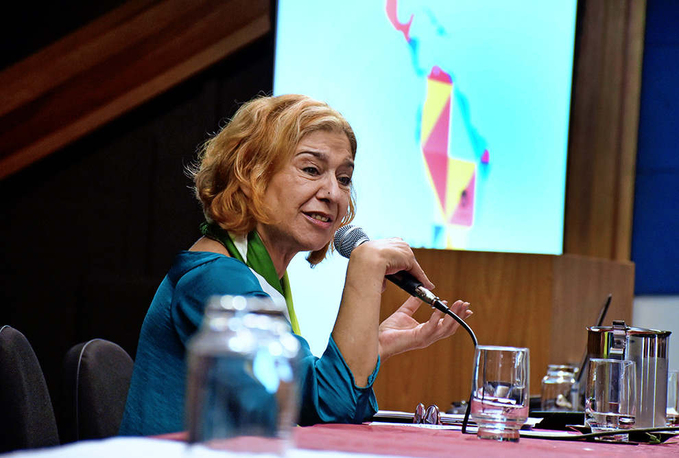 Patricia Fundes, da Universidade de Buenos Aires, concedeu a conferência de abertura
