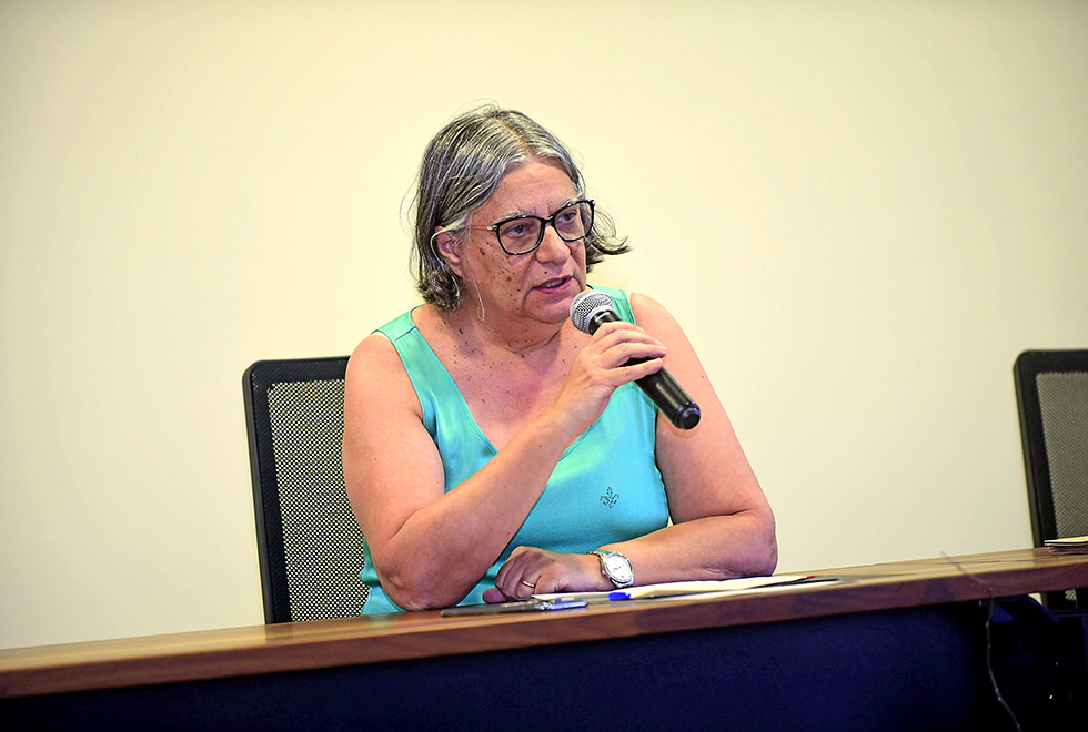 A coordenadora geral da Universidade, Teresa Dib Zambon Atvars