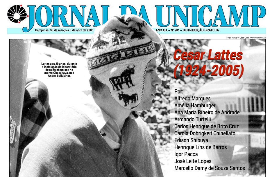 Recorde Edição 281 do Jornal da Unicamp | Especial Cesar Lattes Recorde Edição 281 do Jornal da Unicamp | Especial Cesar Lattes