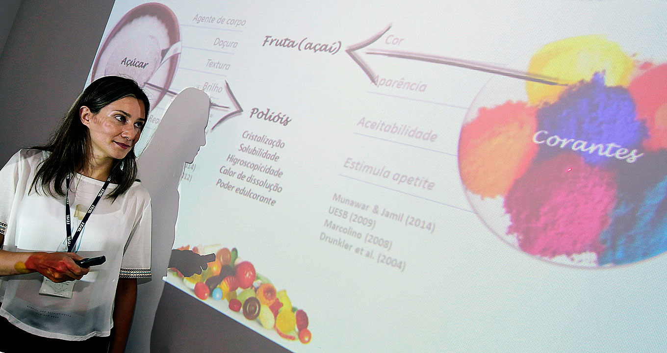 A pesquisadora Lidiane Bataglia da Silva: reduzindo as calorias pela metade