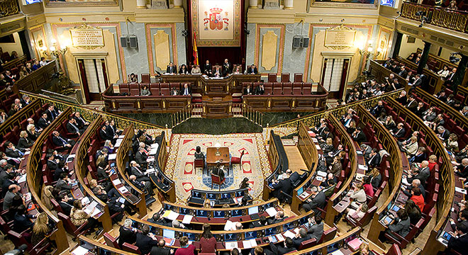 Parlamento espanhol | Foto: Reprodução | wikipedia | lainfo.es Parlamento espanhol | Foto: Reprodução | wikipedia | lainfo.es