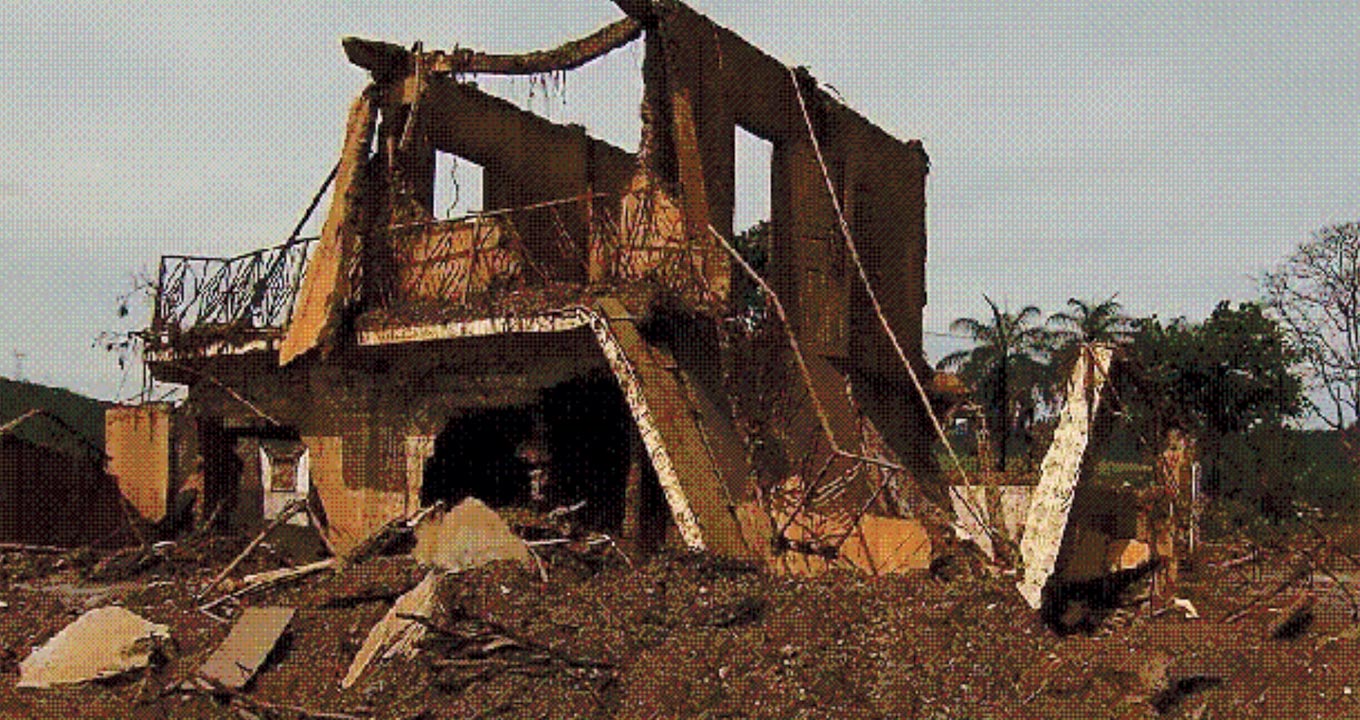 Casa em Mariana após o desastre | Foto: Reprodução