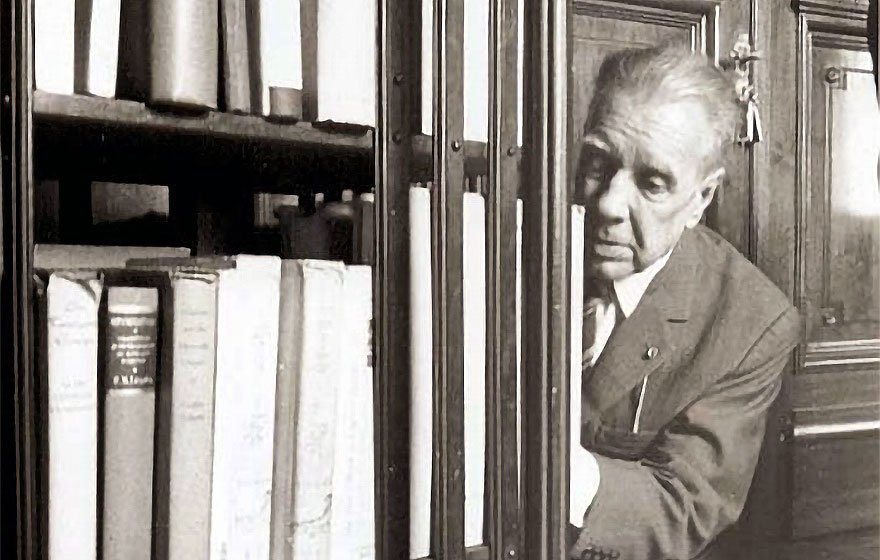 O escritor argentino Jorge Luis Borges | Foto: Sara Facio (1968) O escritor argentino Jorge Luis Borges | Foto: Sara Facio (1968)