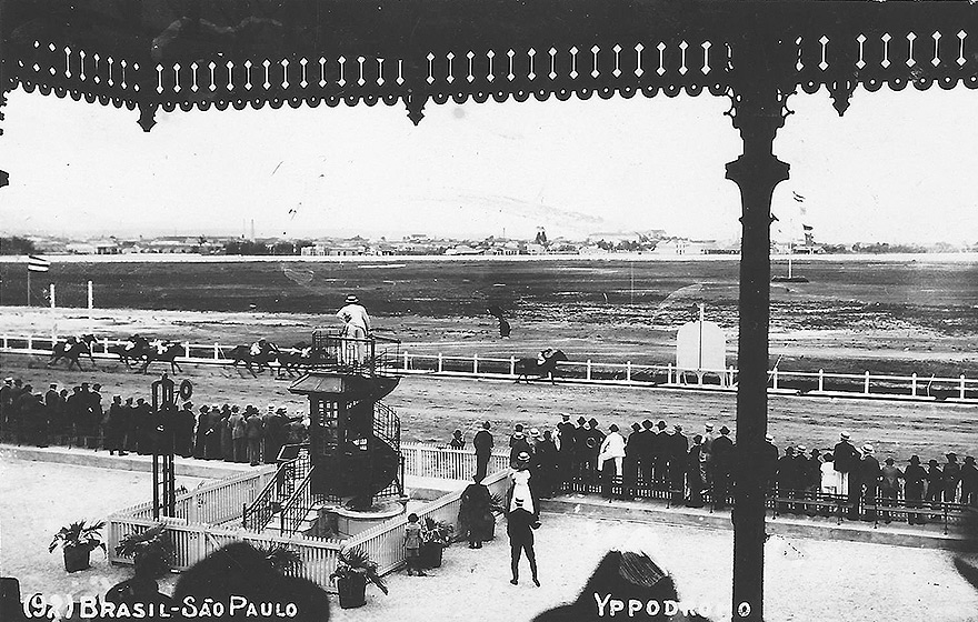 Cartão postal do Hipódromo da Mooca, sem data | Foto: Coleção Rubens Fernandes Junior