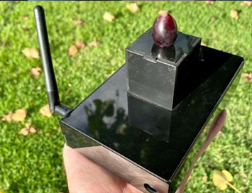 O invento mede atributos de qualidade e estádio de amadurecimento das frutas para o mercado viticultor. O prêmio de 30 mil reais será investido em melhorias técnicas do equipamento O invento mede atributos de qualidade e estádio de amadurecimento das frutas para o mercado viticultor. O prêmio de 30 mil reais será investido em melhorias técnicas do equipamento