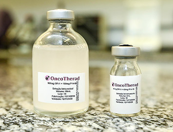O OncoTherad induz uma resposta imune de células no organismo, ativando linfócitos que produzem uma proteína importante para combater tanto o câncer como algumas doenças infecciosas. Crédito: Pedro Amatuzzi O OncoTherad induz uma resposta imune de células no organismo, ativando linfócitos que produzem uma proteína importante para combater tanto o câncer como algumas doenças infecciosas. Crédito: Pedro Amatuzzi
