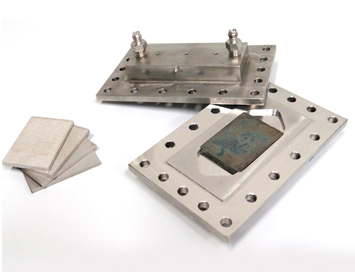 Componentes do microrreator construídos por impressão 3D (Manufatura Aditiva)