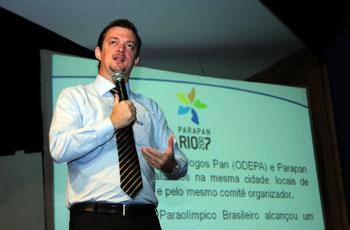 Andrew Parsons, do Comitê Paralímpico Brasileiro, será um dos convidados Andrew Parsons, do Comitê Paralímpico Brasileiro, será um dos convidados