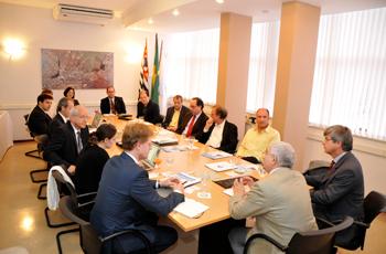 ETH e Unicamp reunidos no Gabinete da Reitoria ETH e Unicamp reunidos no Gabinete da Reitoria