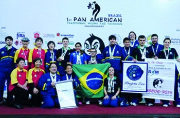 Equipe brasileira de Wushu brilha no Pan-Americano