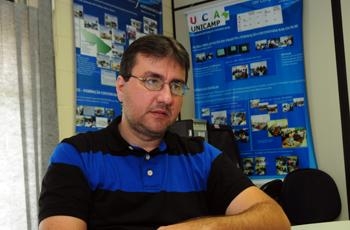 Professor Marcos Borges, coordenador do DJE