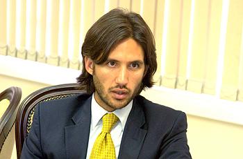 Tijan Ramahi, representante da universidade holandesa Tijan Ramahi, representante da universidade holandesa
