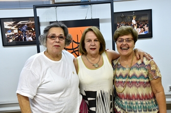 As professoras Celene, Ítala e Maria Bernardete