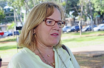 Rachel Stefanuto, facilitadora do Café Mundial 
